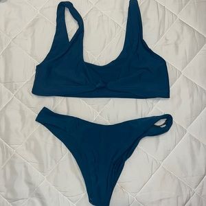 BlackBough Teal Twist Bikini